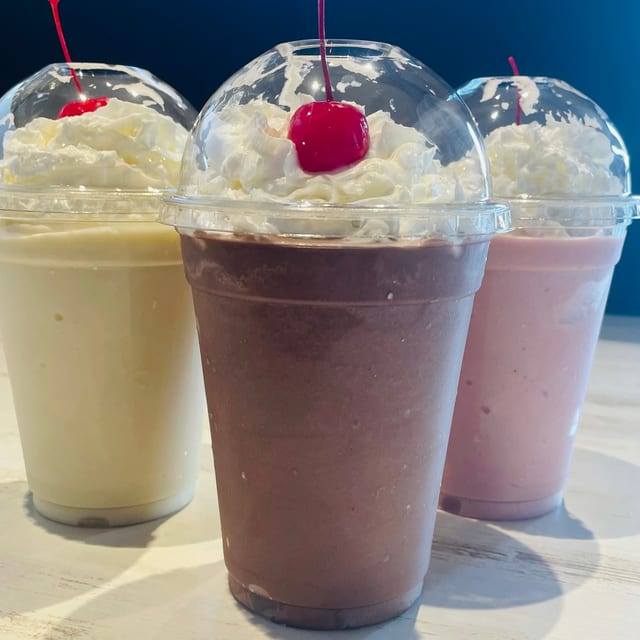 Large Chocolate Shake.