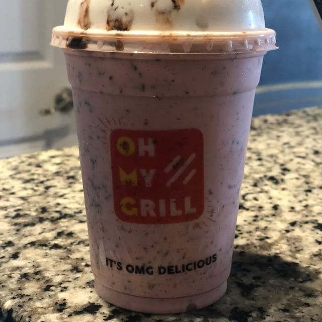Large Chocolate Strawberry Shake.